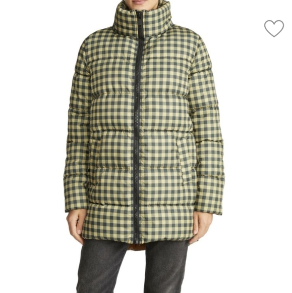 REBECCA MINKOFFGingham Check Puffer Jacket - Picture 3 of 5